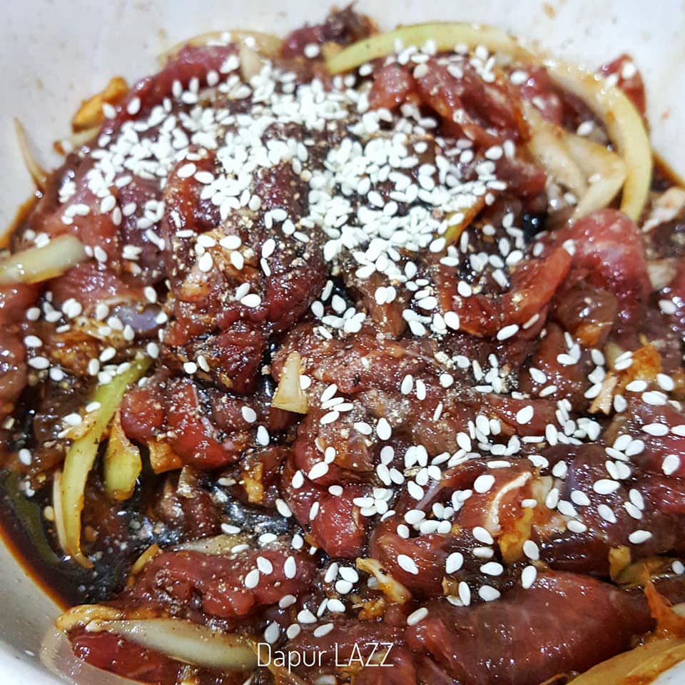 Resepi Lengkap Bulgogi Daging BBQ Korea, Sambil Layan Drama Korea Boleh Ngap