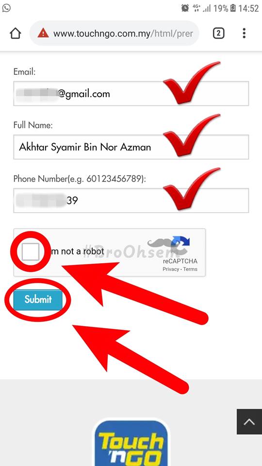 Cara Daftar Touch ’n Go RFID, Sebelum Tutup Baik Isi Borang Online Ni Cepat