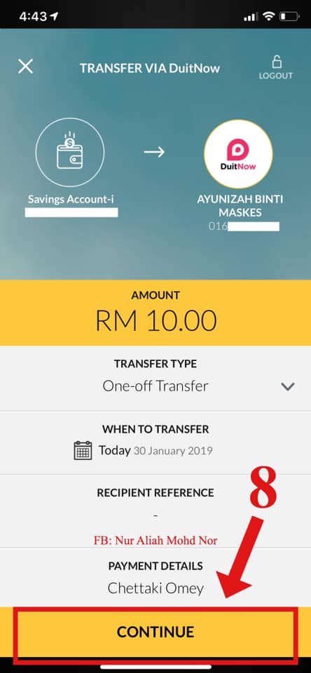 Senangnya Nak Transfer Duit Secara Percuma, Tak Ada Nombor Akaun Pun Lepas