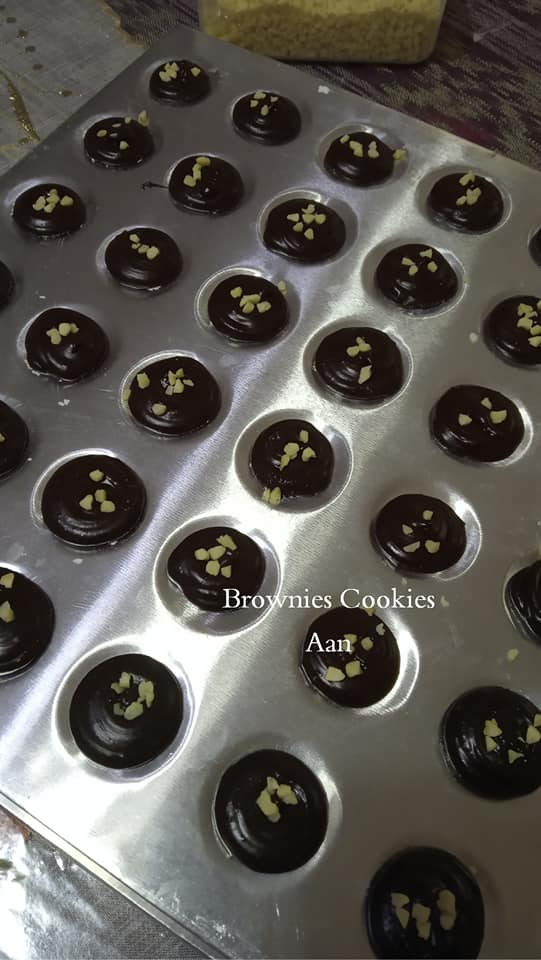 Biskut Brownies Rangup Kedut Seribu, Nak Buat Mudah Bahan 